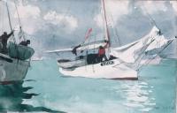Homer, Winslow - Fishing Boats Key West